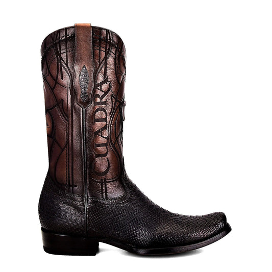 Python Snake Skin Boots - Men Cuadra Boot CU607 - El Rodeo Western Boutique