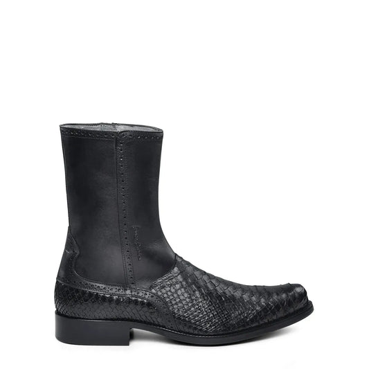 Genuine Python & Bovine Men's Dress Boot - Style Meets Everyday Comfort - Men Franco Cuadra Boot FC817 - El Rodeo Western Boutique