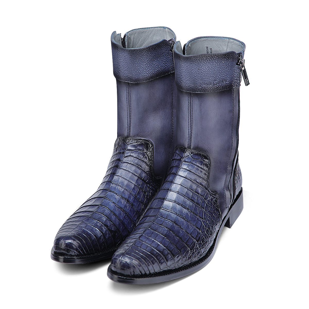 Exotic Boot, Round Toe - Men Franco Cuadra Ankle Boot FF206