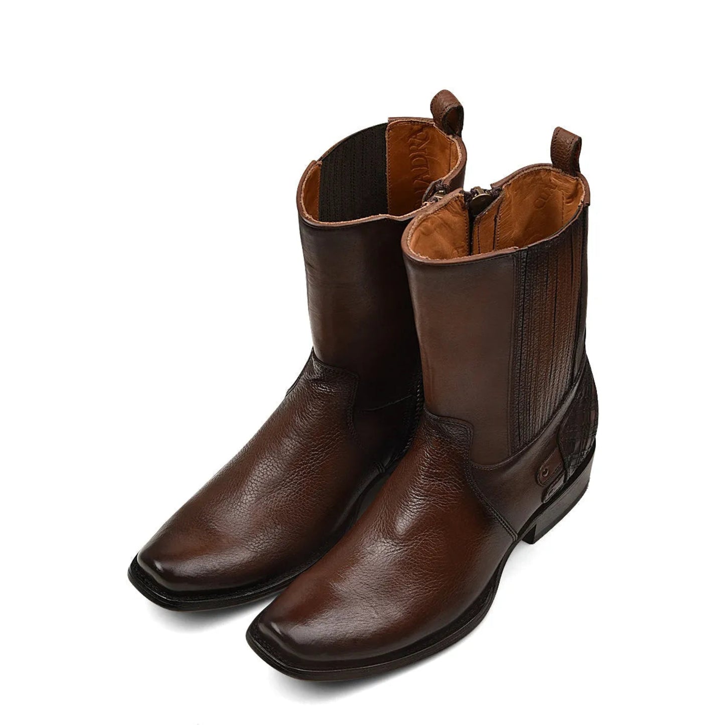 Calf Skin Cowboy Boots - Men Cuadra Boot CU406 - El Rodeo Western Boutique