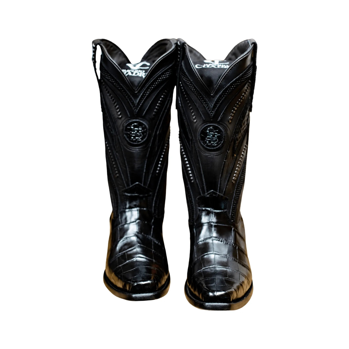 Imperio Cuadra Black Alligator Boots - Men Cuadra Boot CU734 - El Rodeo Western Boutique