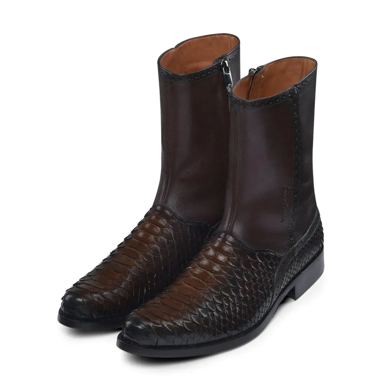 Genuine Python and Bovine Leather Men’s Boots: Timeless Style Meets Everyday Comfort - Men Franco Cuadra Boot FC818 - El Rodeo Western Boutique