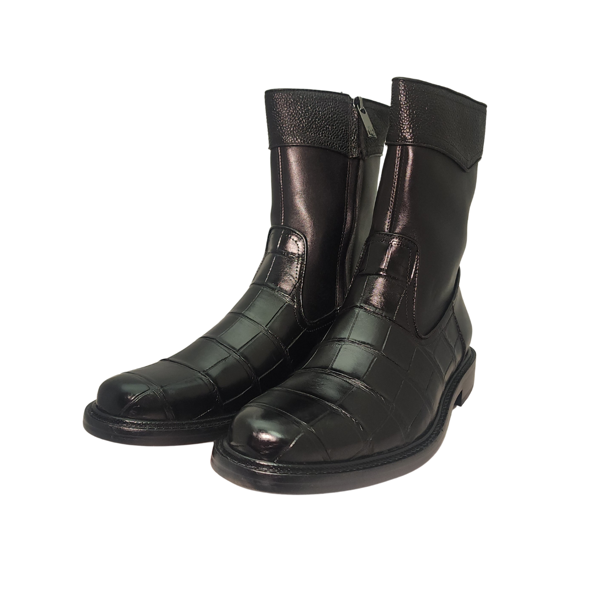 Exotic Boot, Round Toe - Men Franco Cuadra Ankle Boot FC986