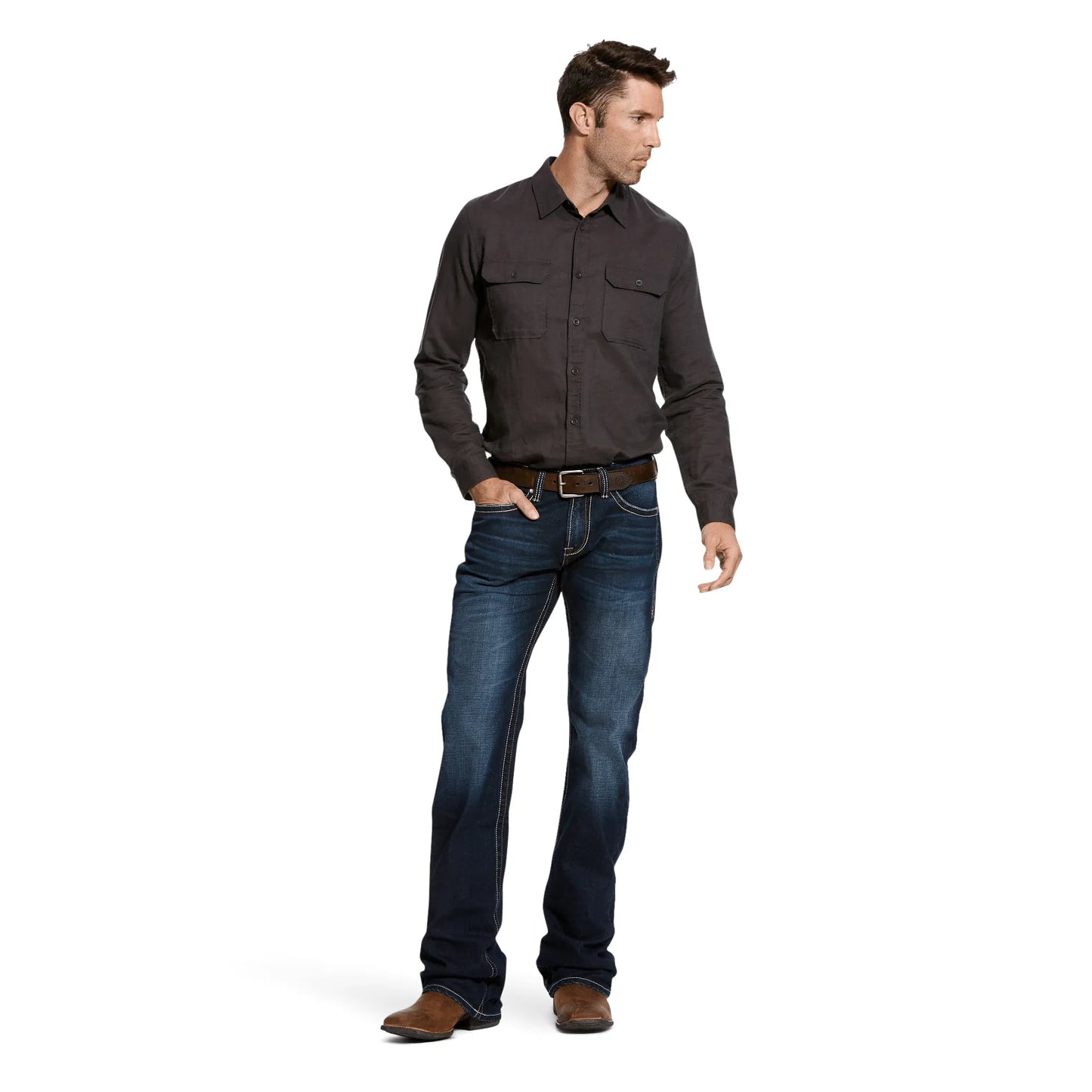 Men Ariat Jeans 10026681 - M7 Series Rocker Slim Fit Straight Leg Jeans - El Rodeo Western Boutique