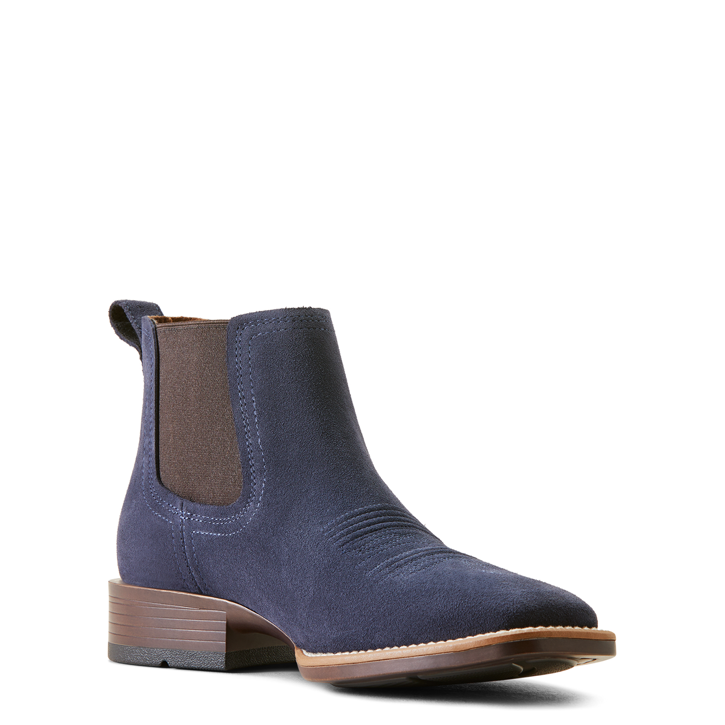 Suede Cowhide Boots, Square Toe - Men Ariat Ankle Boot 10051921