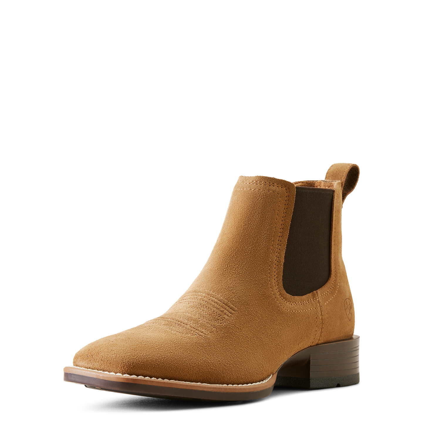 Suede Cowhide Boots, Square Toe - Men Ariat Ankle Boot 10051922