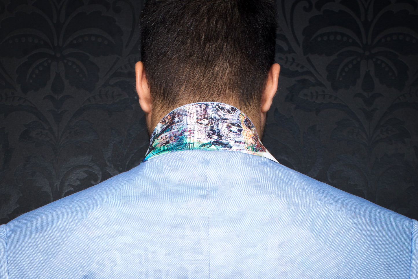 Men Au Noir Blazer Traveler Trans Light Blue