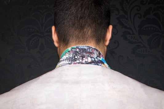 Men Au Noir Blazer Traveler Trans