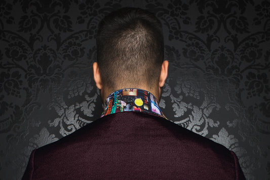 Men Au Noir Blazer Traveler Max Burgundy