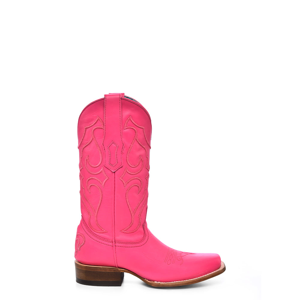 Cowhide Boots, Square Toe - Women Corral Boots Z5182