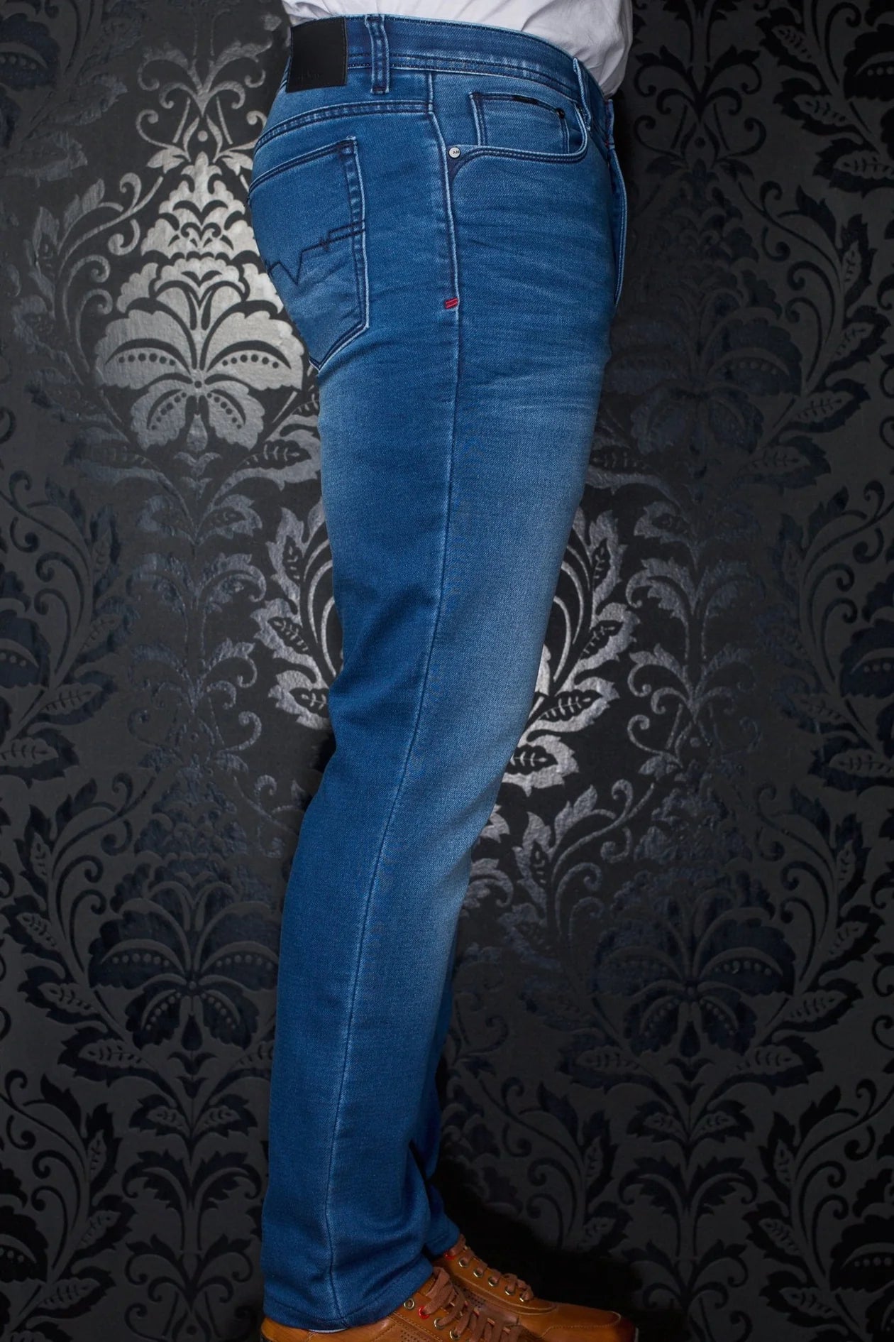 Men Au Noir Jeans Johnny-SKD Med Milano