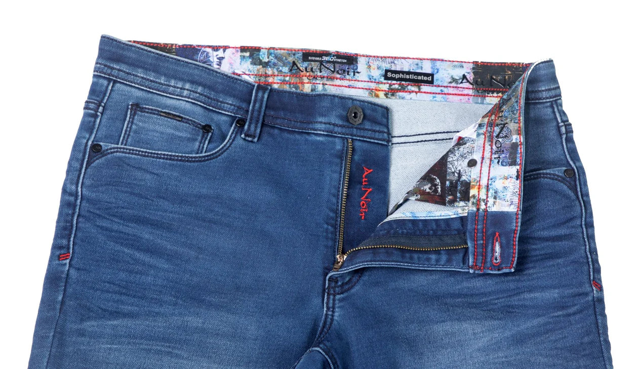 Men Au Noir Jeans Johnny-SKD Med Milano