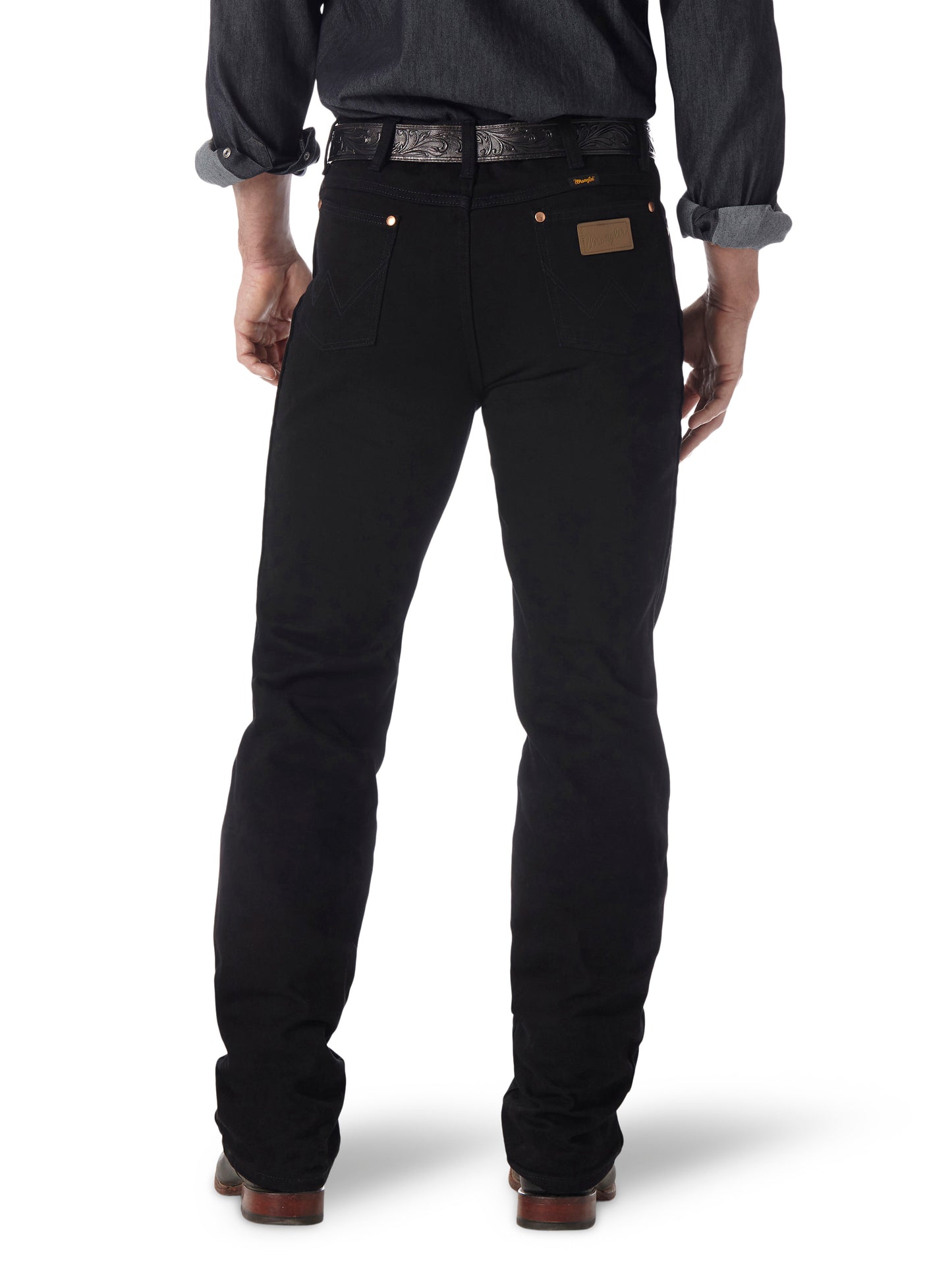 Men Wrangler Slim Shadow Black Jean 0936WBK