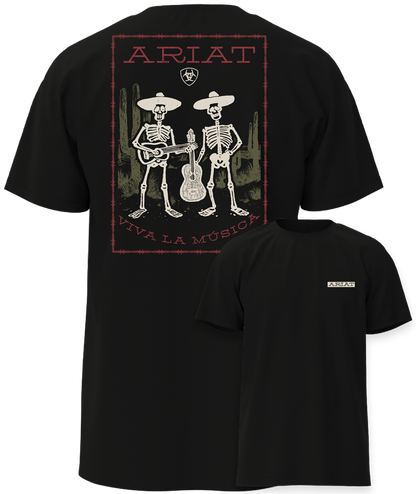 Men Ariat T-Shirt Grateful Muertos 10065895