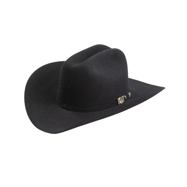 100X Independencia Black Larry Mahans Fur Felt Hat