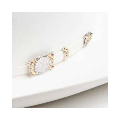 100X Independencia White Larry Mahans Fur Felt Hat