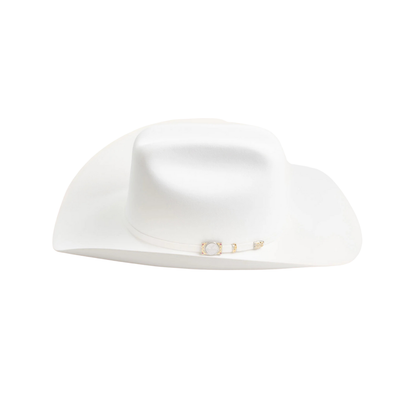 100X Independencia White Larry Mahans Fur Felt Hat