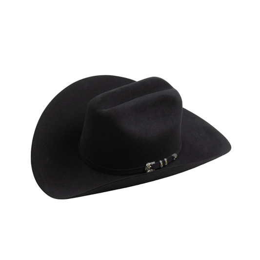 10X Jerarca Black Larry Mahans Fur Felt Hat