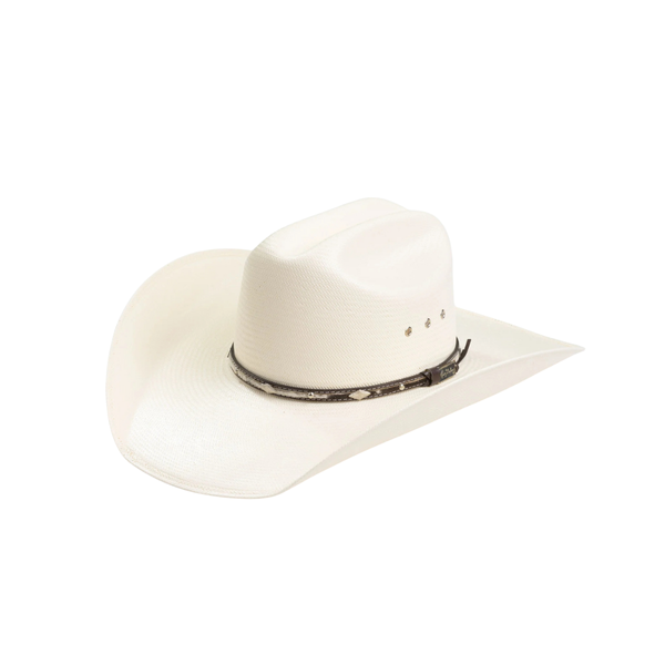 10X Brindle Ivory Larry Mahans Straw Hat