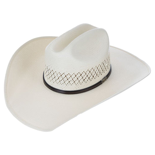 10X Roan Dark Brown Larry Mahans Straw Hat MS4V2ROAN40