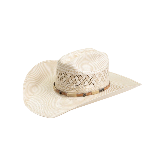 10X Wyattx Ivory Larry Mahans Straw Hat