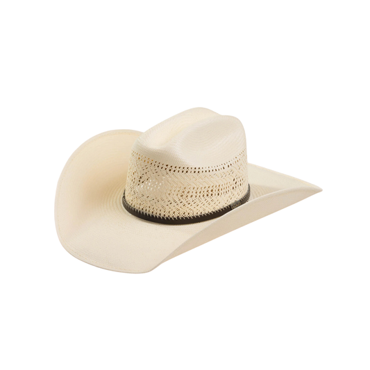 Men 10X Latigo Ivory Larry Mahans Straw Hat