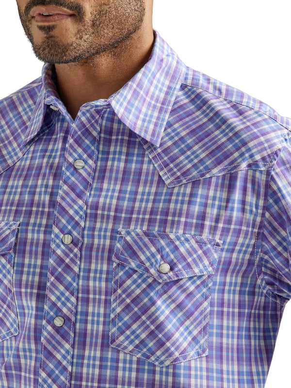 Men Wrangler Shirt 20X Pruple 112327809