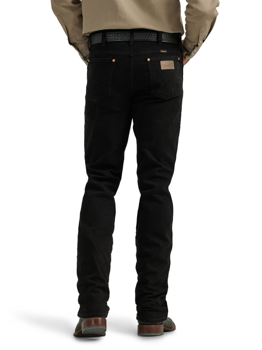 Men Wrangler Slim Black Jean 112336343