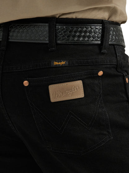 Men Wrangler Slim Black Jean 112336343