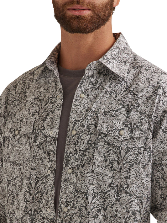 Men Wrangler Shirt Retro Black 112344561