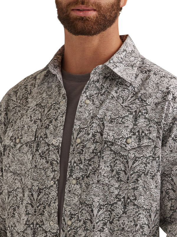 Men Wrangler Shirt Retro Black 112344561