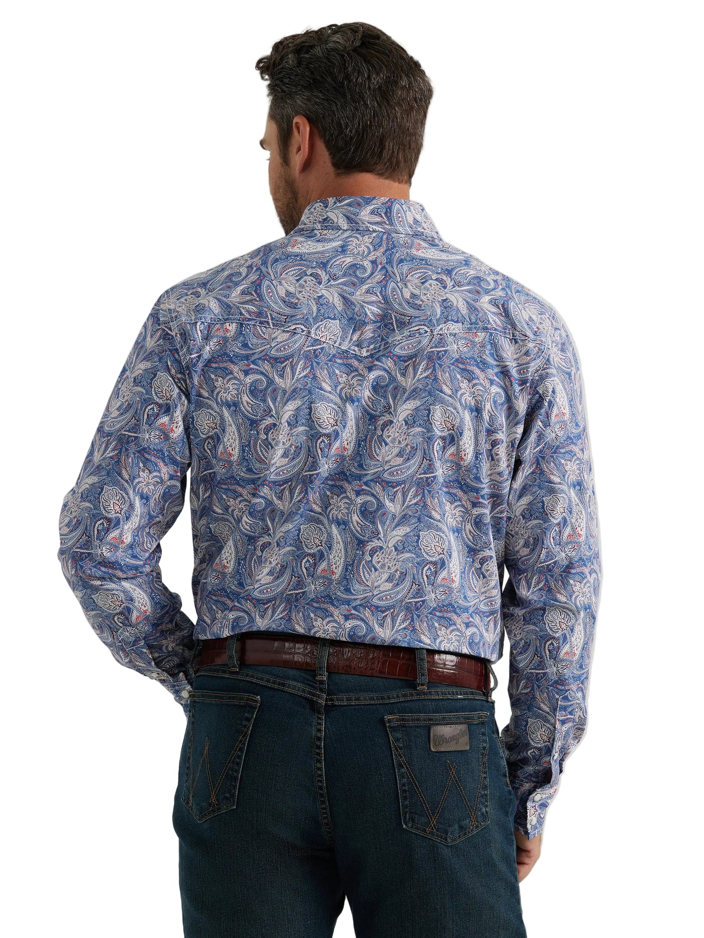 Men Wrangler Shirt 20x Paisley 112346039