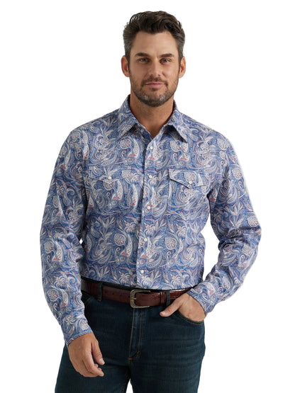 Men Wrangler Shirt 20x Paisley 112346039