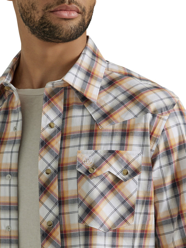Men Wrangler Shirt Retro Tan 112346238
