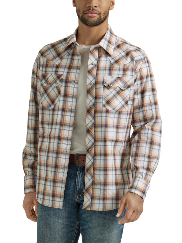 Men Wrangler Shirt Retro Tan 112346238