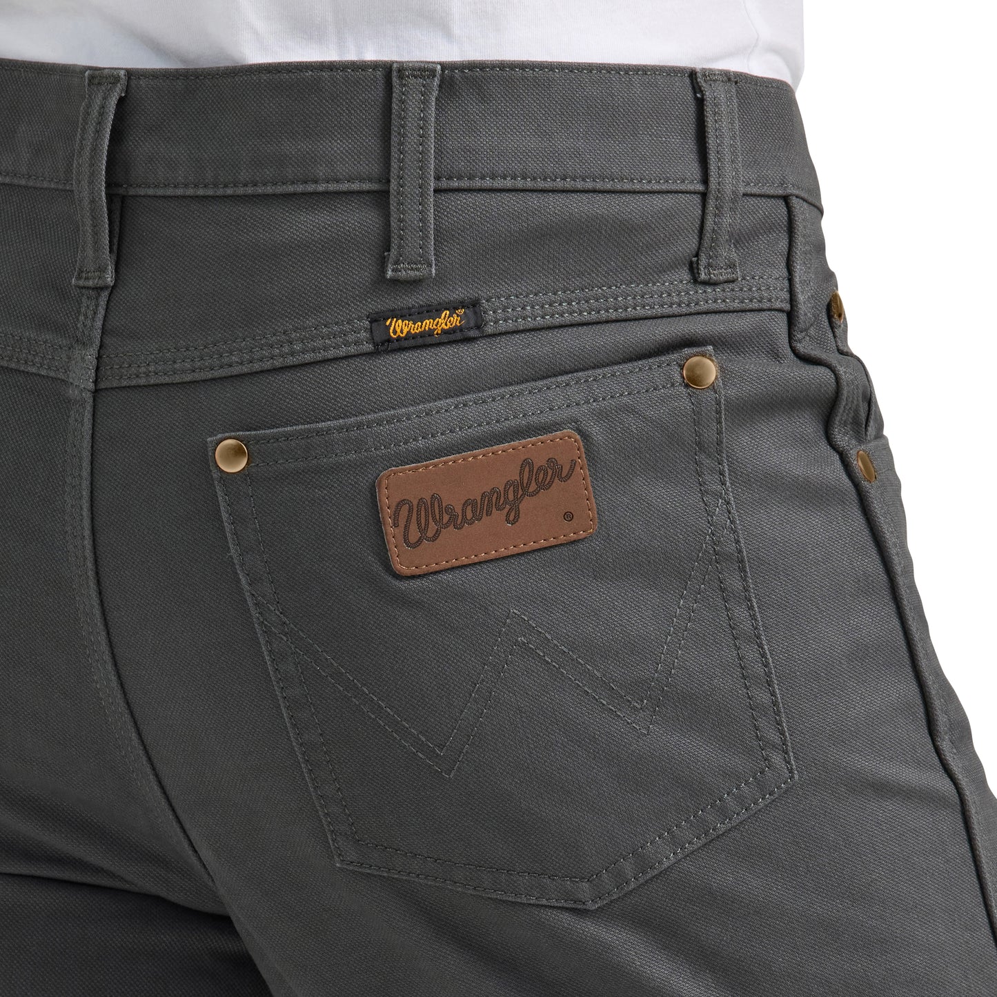 Men Wrangler Grey Pinstripe Jean 112361474