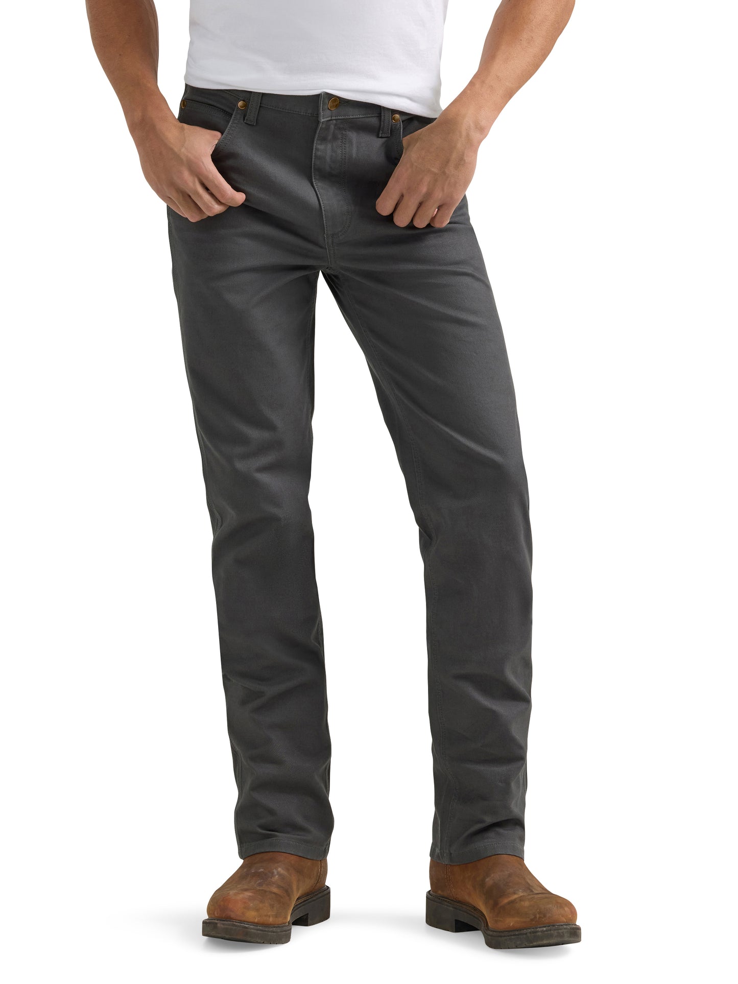 Men Wrangler Grey Pinstripe Jean 112361474