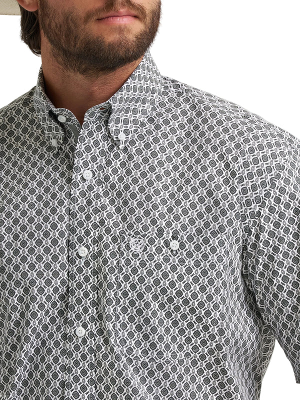 Men Wrangler George Strait Shirt Grey (SS) 112379058