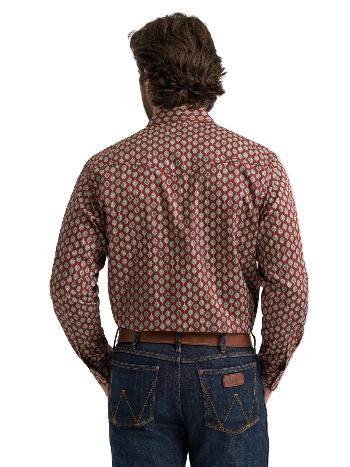 Men Wrangler Retro Prem LS Snip Shirt 112384766