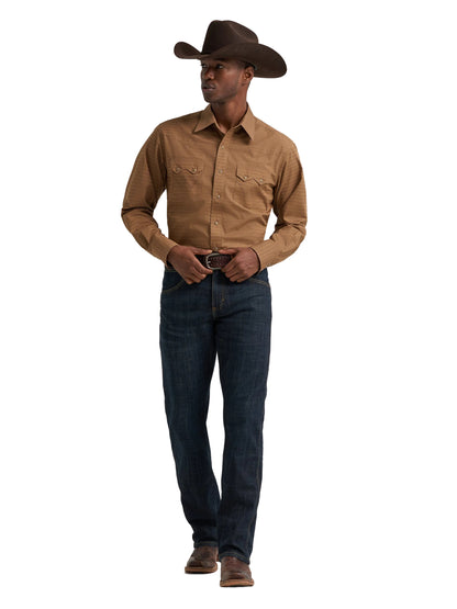 Men Wrangler Retro Modern Fit Print Shirt 112385599