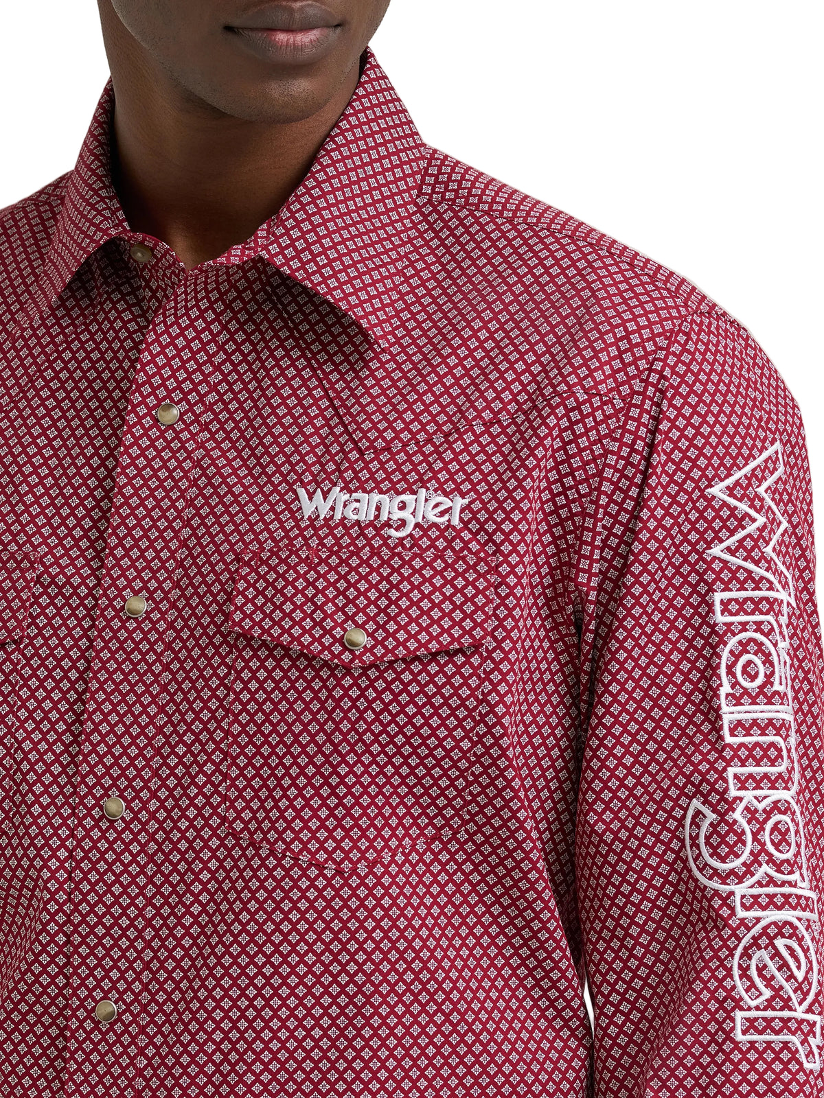Men Wrangler West Logos LS Shirt 112385927