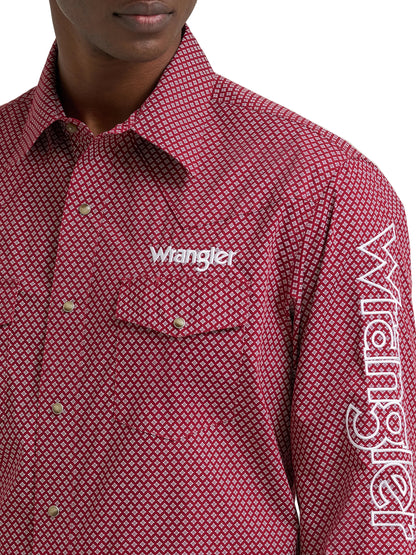 Men Wrangler West Logos LS Shirt 112385927