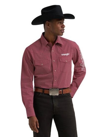 Men Wrangler West Logos LS Shirt 112385927