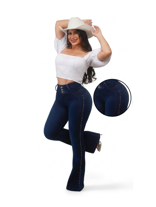 Women Black Jean BW-7316 B.A
