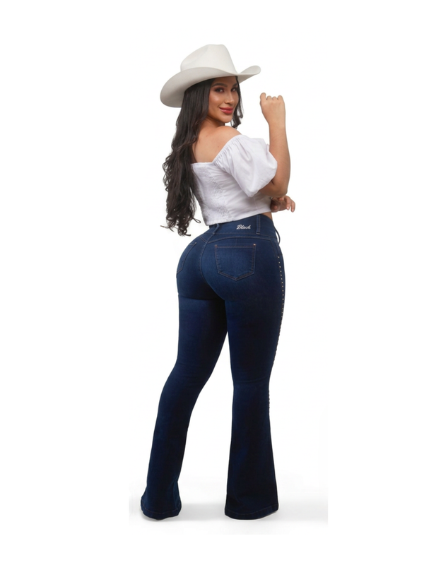 Women Black Jean BW-7316 B.A