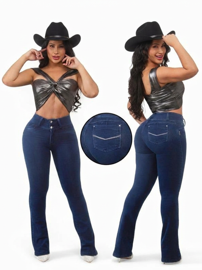 Women Black Jean BW-7254 B.A