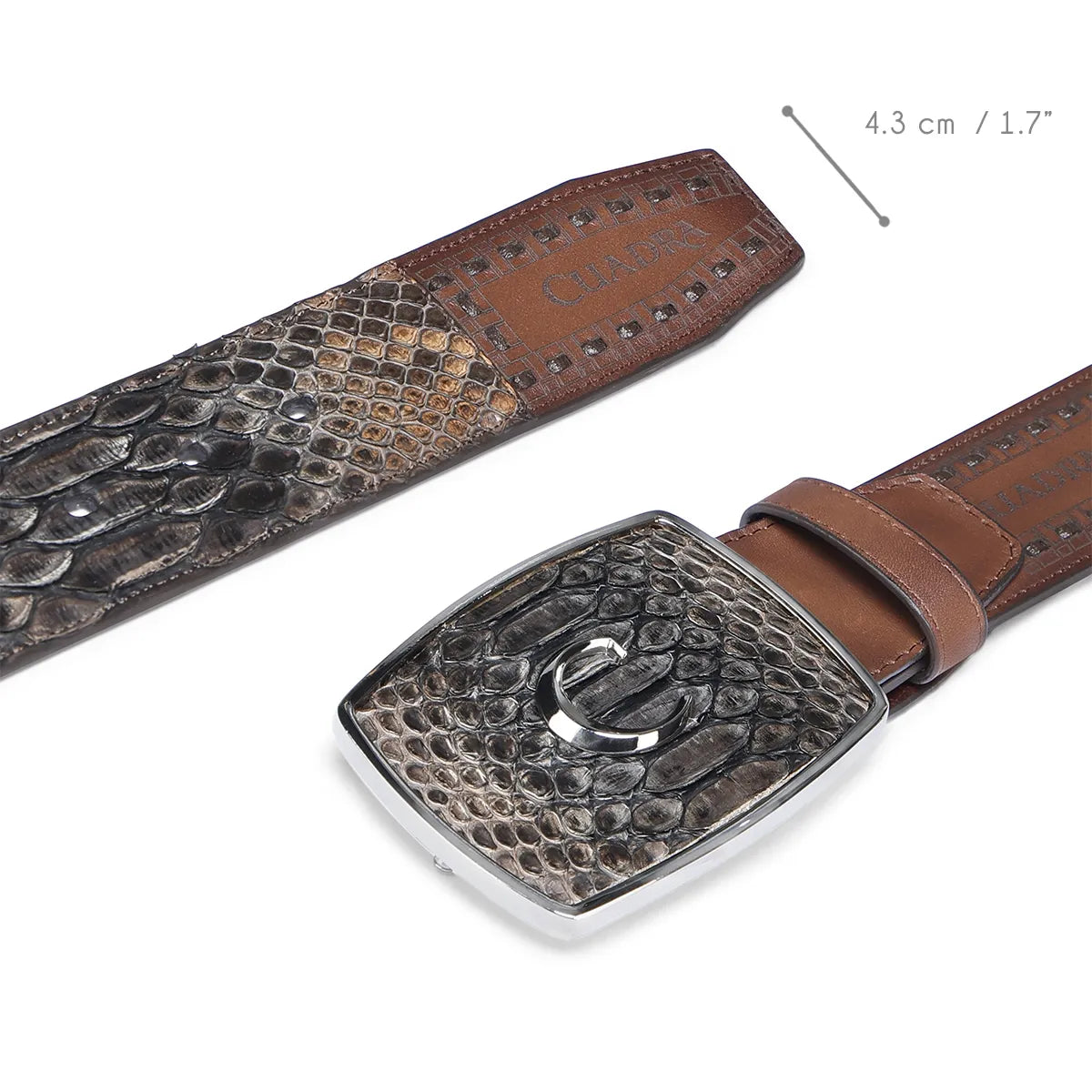 Men Cuadra Python Belt BC424