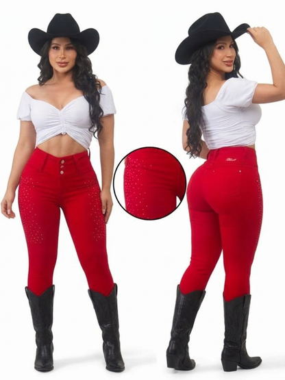 Women Black Jean BW-7288