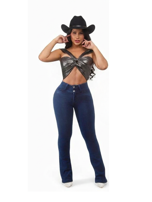 Women Black Jean BW-7254 B.A