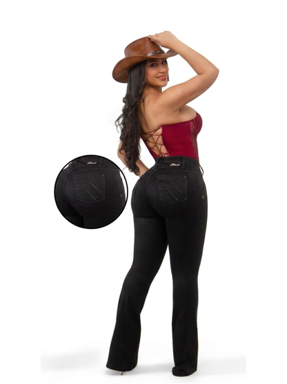 Women Black Jean BW-7298